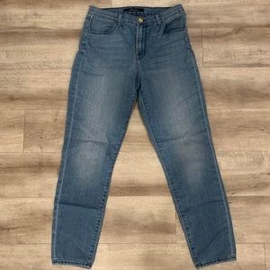 J Brand Alana High Rise Crop Jeans, Size 28